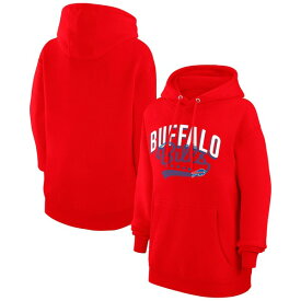 カールバンクス レディース パーカー・スウェットシャツ アウター Buffalo Bills G III 4Her by Carl Banks Women's Filigree Logo Pullover Hoodie???Red