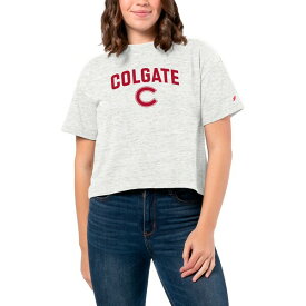 リーグカレッジエイトウェア レディース Tシャツ トップス Colgate Raiders League Collegiate Wear Women's Intramural TriBlend TShirt White