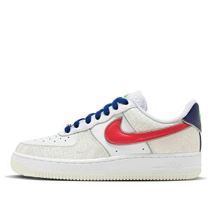Nike �i�C�L ���f�B�[�X �X�j�[�J�[ �y(WMNS) Nike Air Force 1 '07 LX 'Just Do It - White University Red Snakeskin' DV1493-161�z �T�C�Y US_6.5(23.5cm)