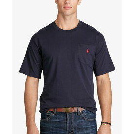 ラルフローレン メンズ Tシャツ トップス Men's Big & Tall Crew-Neck Pocket T-Shirt Ink