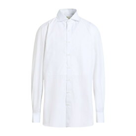 【送料無料】 ルイジ ボレッリ ナポリ メンズ シャツ トップス Shirts White