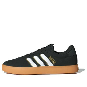 adidas �A�f�B�_�X �����Y �X�j�[�J�[ �yadidas VL Court 3.0 'Black White Brown' IH4789�z �T�C�Y US_M_14