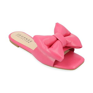 W[j[RNV fB[X T_ V[Y Women's Fayre Wide Width Oversized Bow Slip On Flat Sandals Pink
