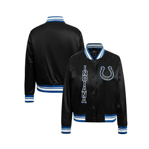 vX^_[h fB[X WPbgu] AE^[ Women's Black Indianapolis Colts Indiana Nights Indiana Colts Bomber Jacket Black