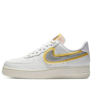 Nike �i�C�L ���f�B�[�X �X�j�[�J�[ �y(WMNS) Nike Air Force 1 '07 LX 'White Metallic Silver Gold' CZ8104-100�z �T�C�Y US_9(26.0cm)