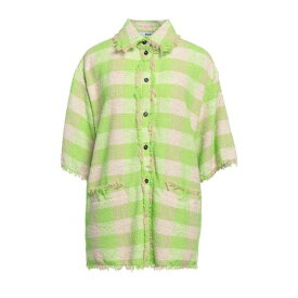【送料無料】 エムエスジイエム レディース シャツ トップス Shirts Green
