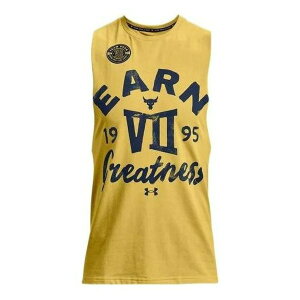 Under Armour アンダーアーマー メンズ スニーカー 【Under Armour Project Rock Earn Greatness Tank 'Yellow' 1370478-760】 サイズ US_M_XL