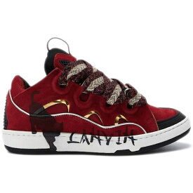 Lanvin ランバン メンズ スニーカー 【Lanvin Curb Sneakers】 サイズ EU_42(27.0cm) Red Gold