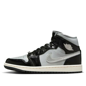 Air Jordan W[_ fB[X Xj[J[ Black/Metallic Silver/Light Smoke Grey/Sail y(WMNS) Air Jordan 1 Mid SE 'Black Chrome' FB9892-002z TCY US_W_10.5
