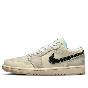 Air Jordan �W���[�_�� ���f�B�[�X �X�j�[�J�[ Sanddrift/Black/Muslin/Glacier Blue/Coconut Milk �y(WMNS) Air Jordan 1 Low SE 'Sanddrift' HQ3440-101�z �T�C�Y US_8(25.0cm)