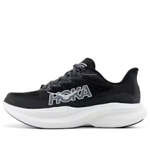 HOKA ONE ONE �z�J�I�l�I�l ���f�B�[�X �X�j�[�J�[ Black/White �y(WMNS) HOKA ONE ONE Mach 6 'Black White' 1147810-BWHT�z �T�C�Y US_8.5(25.5cm)