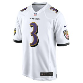 ナイキ メンズ ユニフォーム トップス Odell Beckham Jr. Baltimore Ravens Nike Game Jersey White