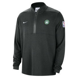 ナイキ メンズ ジャケット＆ブルゾン アウター Boston Celtics Nike Authentic Performance HalfZip Jacket Black