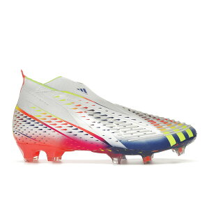 adidas �A�f�B�_�X �����Y �X�j�[�J�[ �yadidas Predator Edge+ FG Al Rihla Pack�z �T�C�Y US_8.5(26.5cm) Cloud White/Solar Yellow/Power Blue