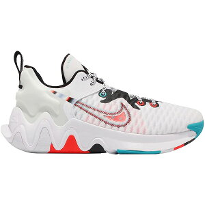 Nike �i�C�L �����Y �X�j�[�J�[ �yNike Giannis Immortality Aqua Fresh�z �T�C�Y US_8(26.0cm) White/Aqua Fresh/Hyper Crimson