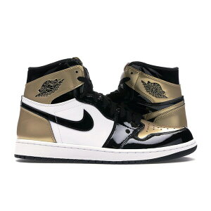 Jordan �W���[�_�� �����Y �X�j�[�J�[ �yJordan 1 Retro High Gold Top 3�z �T�C�Y US_9.5(27.5cm) Black/Black-Metallic Gold