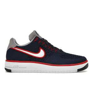 Nike �i�C�L �����Y �X�j�[�J�[ �yNike Air Force 1 Ultra Flyknit Low New England Patriots R.K.K.�z �T�C�Y US_7(25.0cm) College Navy/University Red/White