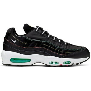 Nike �i�C�L �����Y �X�j�[�J�[ �yNike Air Max 95 Windbreaker Black�z �T�C�Y US_10(28.0cm) Black/Kinetic Green-Psychic Purple-Flash Crimson