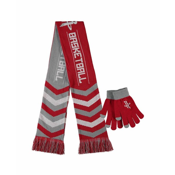 フォコ レディース 手袋 アクセサリー Men's and Women's Red Houston Rockets Glove and Scarf Combo Set Red
