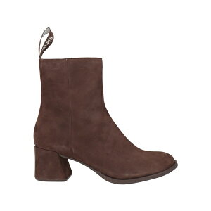 �y���������z �J���y�[�� ���f�B�[�X �u�[�c �V���[�Y Ankle boots Brown