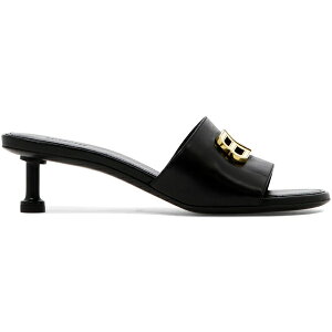 Balenciaga oVAK fB[X Xj[J[ yBalenciaga Groupie 50MM Mule Sandals Black Leather (Women's)z TCY US_5(22.0cm) Black