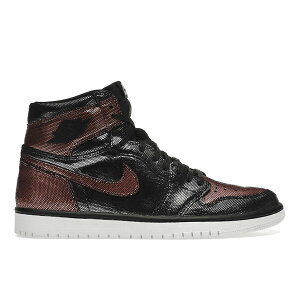 Jordan �W���[�_�� ���f�B�[�X �X�j�[�J�[ �yJordan 1 Retro High Fearless Metallic Rose Gold (Women's)�z �T�C�Y US_9.5(26.5cm) Black/Black-Metallic Rose Gold-White