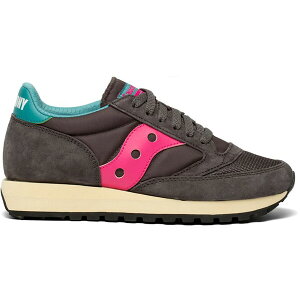 Saucony �T�b�J�j�[ ���f�B�[�X �X�j�[�J�[ �ySaucony Jazz 81 Dark Grey Pink (Women's)�z �T�C�Y US_6(23.0cm) Dark Grey/Pink