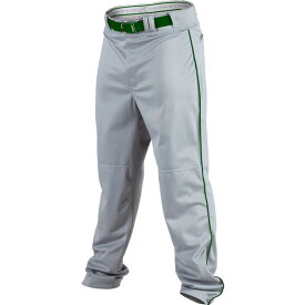 ローリングス メンズ ランニング スポーツ Rawlings Men's Premium Plated Piped Baseball Pants Grey/Dark Green