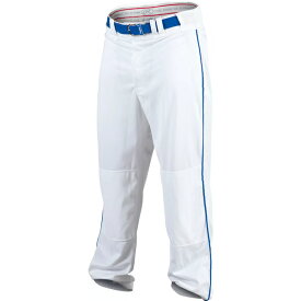 ローリングス メンズ ランニング スポーツ Rawlings Men's Premium Plated Piped Baseball Pants White/Royal