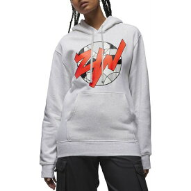 ジョーダン メンズ パーカー・スウェットシャツ アウター Jordan Men's Zion Graphic Fleece Pullover Hoodie Birch Heather