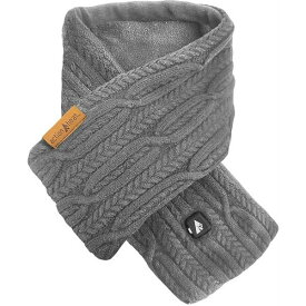 アクションヒート レディース マフラー・ストール・スカーフ アクセサリー ActionHeat 5V Cable Knit Heated Scarf Grey