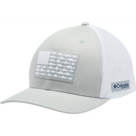 コロンビア メンズ 帽子 アクセサリー Columbia Unisex Mesh Fish Flag Cap Cool Grey/White/US Fsh Fl