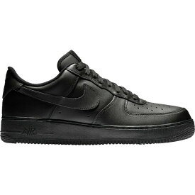 ナイキ メンズ スニーカー シューズ Nike Men's Air Force 1 '07 Shoes Black/Black