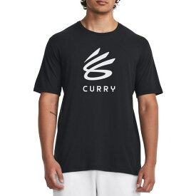 アンダーアーマー メンズ シャツ トップス Under Armour Men's Curry Branded Short Sleeve Graphic T-Shirt Black/White