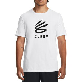 アンダーアーマー メンズ シャツ トップス Under Armour Men's Curry Branded Short Sleeve Graphic T-Shirt White/Black