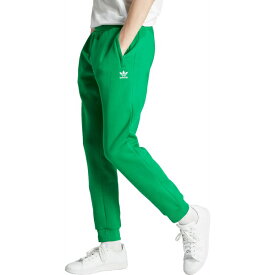 アディダス メンズ カジュアルパンツ ボトムス adidas Originals Men's Trefoil Essentials Fleece Pants Green