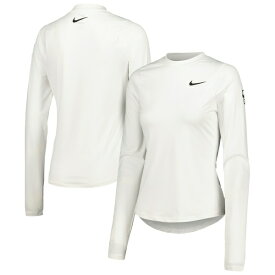 【送料無料】 ナイキ レディース Tシャツ トップス WM Phoenix Open Nike Women's UV Victory Performance Long Sleeve TShirt White