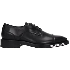 Balenciaga バレンシアガ メンズ スニーカー 【Balenciaga Derby Logo Lace-Up Shoe】 サイズ EU_42(27.0cm) Black