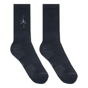 Air Jordan W[_ Y Xj[J[ yAir Jordan x Travis Scott Crew Socks 'Black' FV4054-010z TCY US_M_S