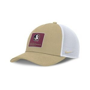�i�C�L �����Y �X�q �A�N�Z�T���[ Men's Gold/White Florida State Seminoles 2025 On-Field Rise Engineered Trucker Adjustable Hat Gold, White