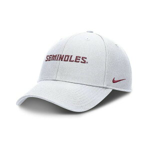 �i�C�L �����Y �X�q �A�N�Z�T���[ Men's White Florida State Seminoles 2025 On-Field Rise Performance Adjustable Hat White