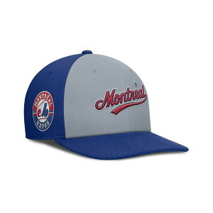 �i�C�L �����Y �X�q �A�N�Z�T���[ Men's Gray/Blue Montreal Expos Cooperstown Collection Pro Performance Snapback Hat Gray, Blue