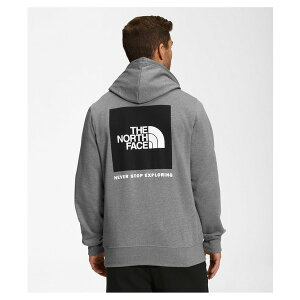 �m�[�X�t�F�C�X �����Y �p�[�J�[�E�X�E�F�b�g�V���c �A�E�^�[ Men's Box NSE 'Never Stop Exploring' Pullover Hoodie TNF Medium Gray Heather, TNF Black