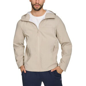 `sI Y WPbgu] AE^[ Men's Hooded Rain Jacket Pebble