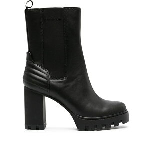 �J���o���N���C�� ���f�B�[�X �u�[�c �V���[�Y 90mm quilted-panel leather platform boots Black
