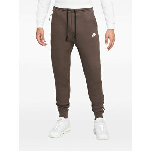 �i�C�L �����Y �J�W���A���p���c �{�g���X Tech brown fleece track pants Brown