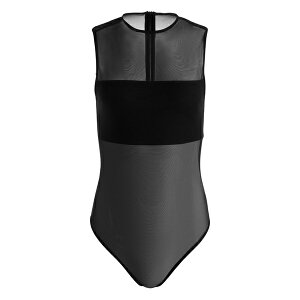 �A���X �A���h �I���r�A ���f�B�[�X �J�b�g�\�[ �g�b�v�X Bandeau bodysuit Black