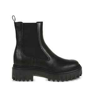 �z�[�K�� ���f�B�[�X �u�[�c �V���[�Y Elastic-panel platform chelsea boots Black