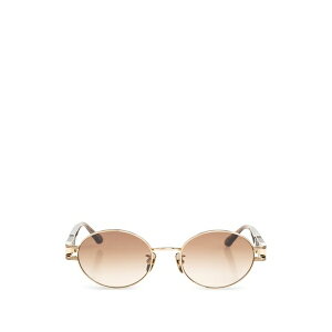 �����_ �t�@���[ ���f�B�[�X �T���O���X���A�C�E�F�A �A�N�Z�T���[ Phoebe oval-frame sunglasses Brown
