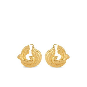 �j�i���b�` ���f�B�[�X �s�A�X���C�������O �A�N�Z�T���[ Twisted brass earrings Gold